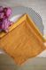 Текстильна серветка з бавовни сервірувальна VTILENE  Mustard &mdash; ідеї для весільного декору, сервірування столу та фотозйомок VTILENE studio