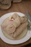 Багаторазове пакування подарунків у бохо стилі VTILENE Warm linen GP-40027 &mdash; декор для весільного столу та фотосесій VTILENE studio