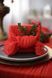 Многоразовая эко упаковка для подарков из ткани VTILENE Christmas red &mdash; идеи для свадебного декора, сервировки стола и фотосессий VTILENE studio