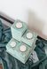 Марлевий раннер на стіл ручного фарбування VTILENE Dark turquoise &mdash; ідеї для весільного декору, сервірування столу та фотозйомок VTILENE studio