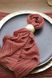Серветка з марлі для сучасного сервірування VTILENE  Pressed rose &mdash; ідеї для весільного декору, сервірування столу та фотозйомок VTILENE studio