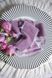 Стрічка з натурального оксамиту VTILENE ручного фарбування 1.4 м Light Lavender RV-100058 &mdash; декор для весільного столу та фотосесій VTILENE studio